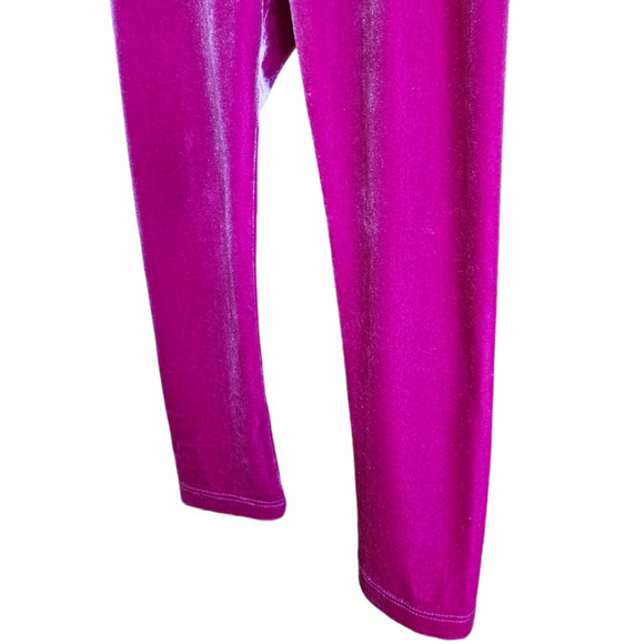 J. Crew Crewcuts Girl's Velvet Leggings Pink Toddler Size 2T* - Picture 3 of 7